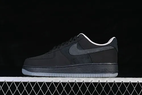 All categories Nk Air Force 1 Air Force series Nk Air Force 1 Low Air Force low-top Nike Air Force 1'07 Low matte all-black Air Force 1 low-top casual sneakers IQ9791-001